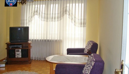 wnętrze salonu w mieszkaniu na wynajem we Wrocławiu Fabryczna