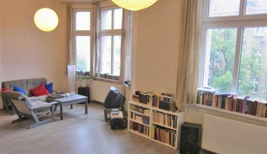zdjęcie przedstawia salon w mieszkaniu na sprzedaż we Wrocławiu, Krzyki