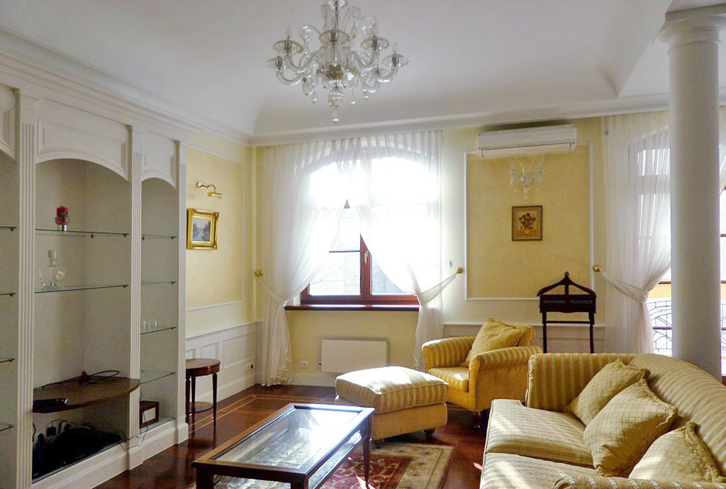inny widok na prestiżowy salon w mieszkaniu na sprzedaż Wrocław Krzyki