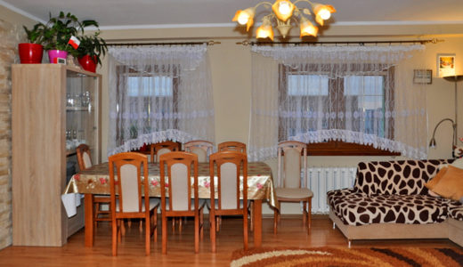 widok na prestiżowy salon salon w mieszkaniu na sprzedaż Wrocław (okolice)