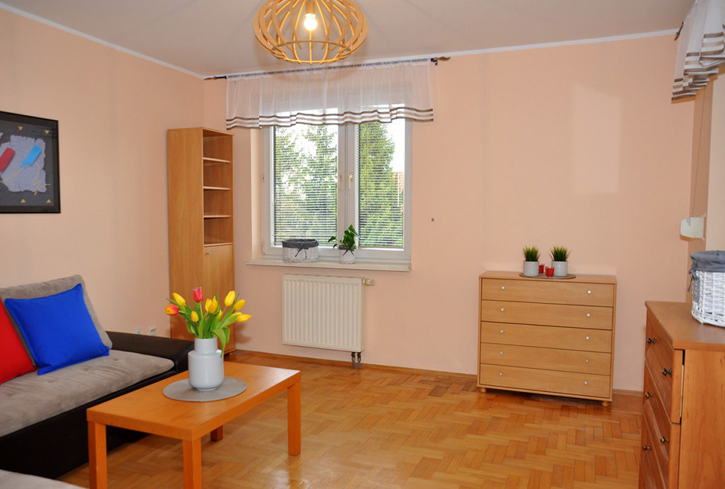 salon w mieszkaniu do wynajęcia Wrocław Krzyki