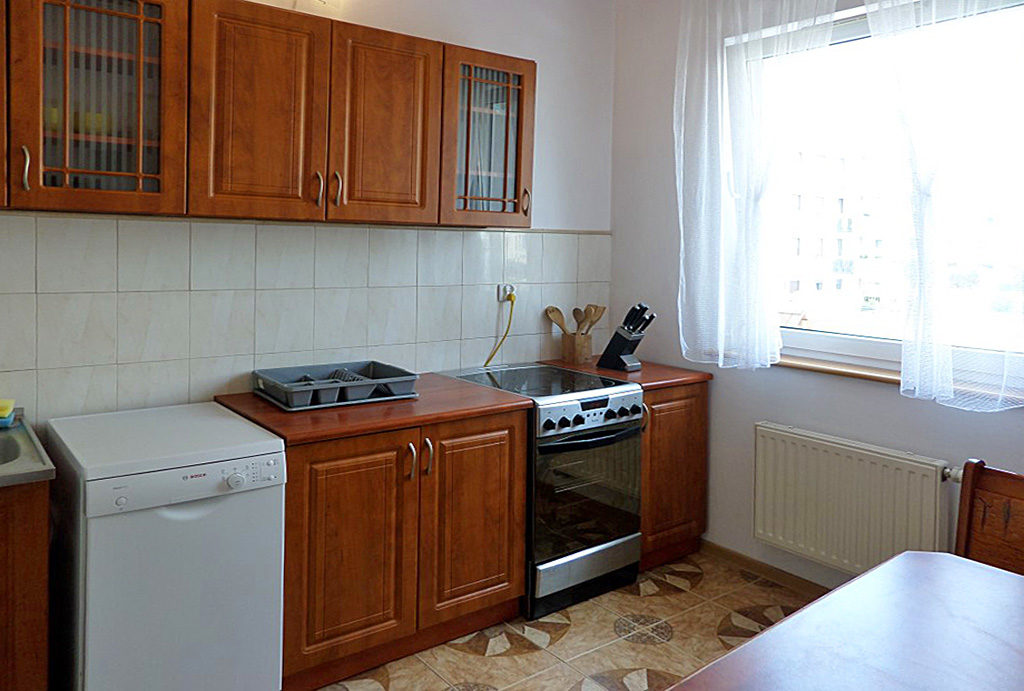 funkcjonalna kuchnia w mieszkaniu do wynajmu Wrocław Krzyki