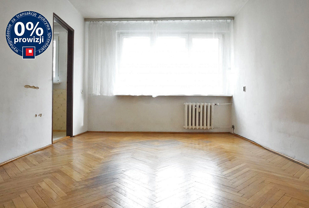 widok na salon w mieszkaniu do sprzedaży Wrocław Stare Miasto
