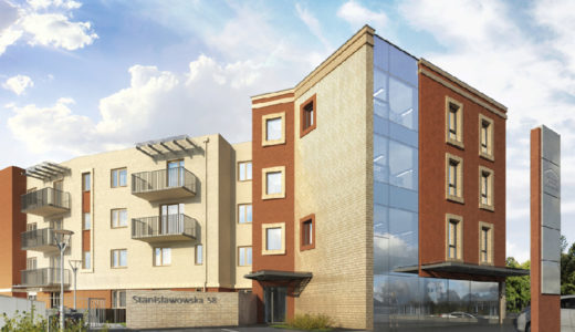 na zdjęciu blok, w którym znajduje się oferowane do sprzedaży mieszkanie Wrocław Fabryczna