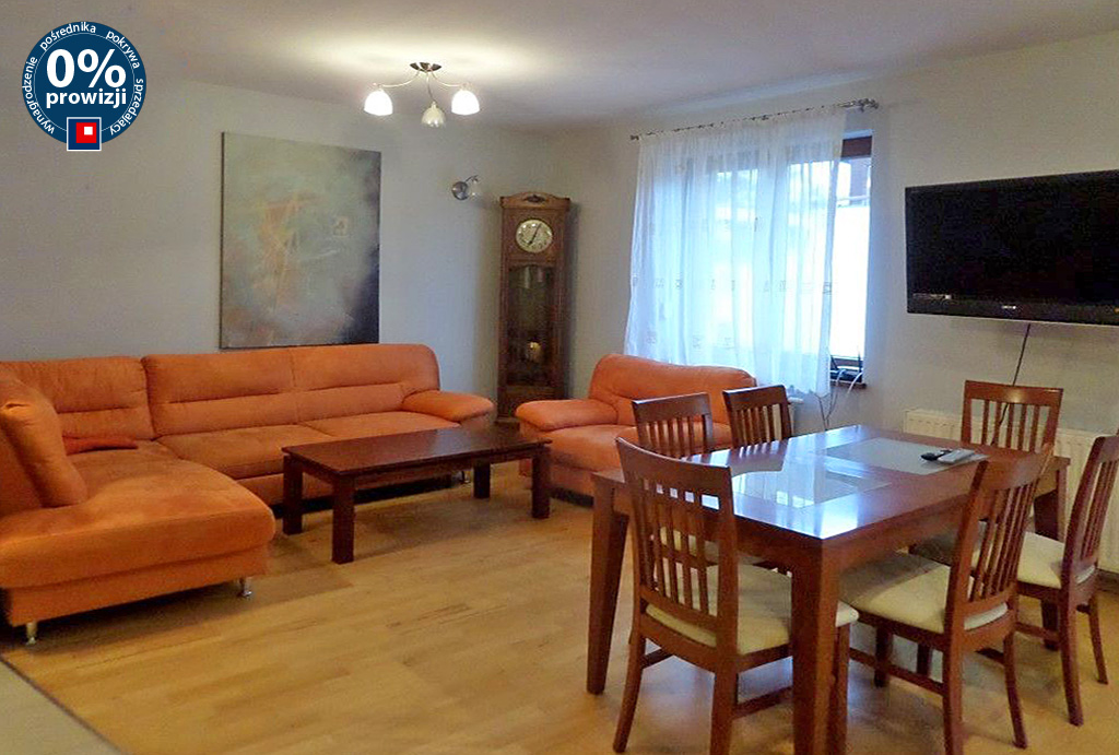 na zdjęciu komfortowy salon w mieszkaniu do wynajmu Wrocław Śródmieście