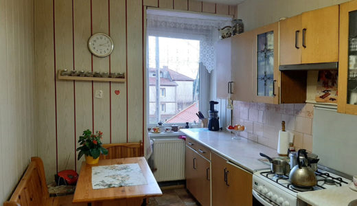 funkcjonalnie zabudowana kuchnia w mieszkaniu do sprzedaży Wrocław (okolice, Radwanice, Głogów)