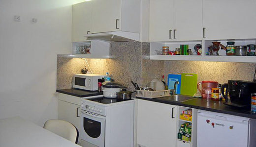 praktycznie urządzona kuchnia w mieszkaniu do wynajmu Wrocław Śródmieście
