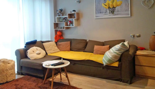 komfortowy salon w mieszkaniu do sprzedaży Wrocław Śródmieście