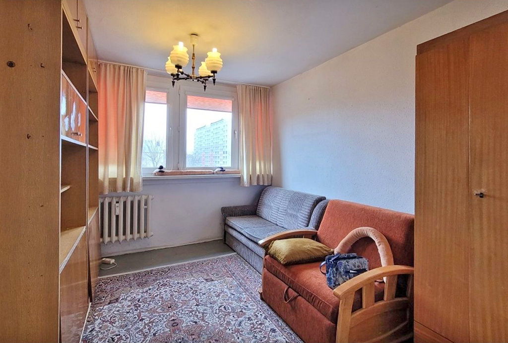 elegancki pokój dzienny w mieszkaniu do sprzedaży Wrocław