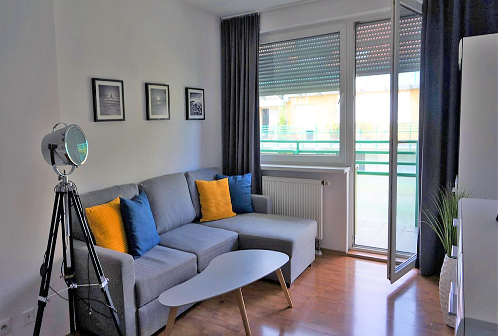 komfortowy salon w mieszkaniu do wynajęcia Wrocław