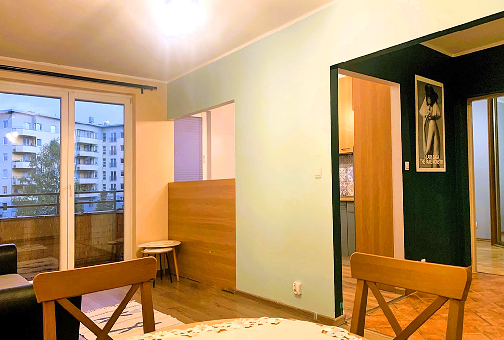 komfortowe wnętrze mieszkania do wynajęcia Wrocław